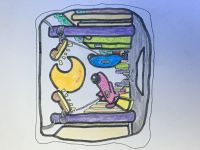 城とドラゴンイラストサイト