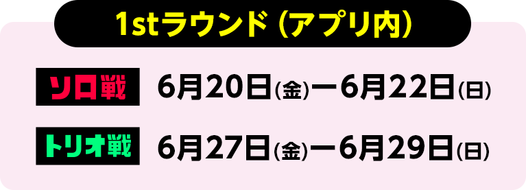 1stラウンド